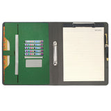 Binder Clipboard Storage Folder, Organizer Padfolio Ring Binder with Document Bag, Writing Portfolio File Folder Case with 2-Ring Binder