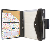 2-Ring Binder Whiteboard Padfolio with Expanded Document Bag, Padfolio Ring Binder Business Organizer Portfolio Case