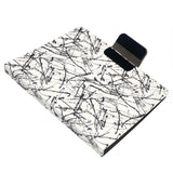 4-Ring Binder Whiteboard Padfolio with Expanded Document Bag, Padfolio Ring Binder Business Organizer Portfolio Case