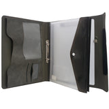 Padfolio Ring Binder with Whiteboard Clipboard and Expanded Document Bag, 2-Ring Binder Portfolio Business Organizer Portfolio Case