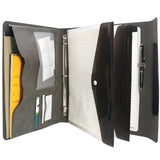 Padfolio Ring Binder with Whiteboard Clipboard and Expanded Document Bag, 3-Ring Binder Portfolio Business Organizer Portfolio Case