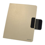 Binder Organizer Portfolio Case, 4-Ring Binder Padfolio with Whiteboard Clipboard and Expanded Document Bag, Padfolio Ring Binder Business Organizer Folder Case