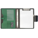 Binder Organizer Portfolio Case, 4-Ring Binder Padfolio with Whiteboard Clipboard and Expanded Document Bag, Padfolio Ring Binder Business Organizer Folder Case