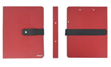 Ring Binder Padfolio with Phone Pocket, Organizer Portfolio Case with 2-Ring Binder, Clipboard Padfolio Folder Case with Expanded Document Bag