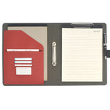 Ring Binder Padfolio with Phone Pocket, Organizer Portfolio Case with 2-Ring Binder, Clipboard Padfolio Folder Case with Expanded Document Bag