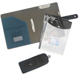 Ring Binder Padfolio with Phone Pocket, Organizer Portfolio Case with 2-Ring Binder, Clipboard Padfolio Folder Case with Expanded Document Bag
