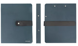 Ring Binder Padfolio with Phone Pocket, Organizer Portfolio Case with 2-Ring Binder, Clipboard Padfolio Folder Case with Expanded Document Bag