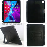 Tablet Organizer Padfolio Case with 3-Ring Binder, Binder Portfolio with Removable Tablet Holder for iPad Air/ iPad Pro 11"/ iPad Pro 12.9"