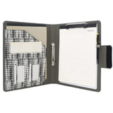 Pixel Style Portfolio Whiteboard Padfolio with Expanded Document Bag, 2-Ring Binder Business Organizer Portfolio Case