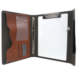 Padfolio Ring Binder with Whiteboard Clipboard and Expanded Document Bag, 4-Ring Binder Portfolio Business Organizer Portfolio Case