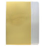 Binder Padfolio Organizer with Color File Folders, Organizer Portfolio File Folder with 4-Ring Binder and Clipboard