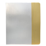 Binder Padfolio Organizer with Color File Folders, Organizer Portfolio File Folder with 4-Ring Binder and Clipboard