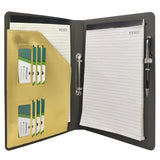 Binder Padfolio Organizer with Removable Clipboard, Organizer Portfolio File Folder with 2-Ring Binder