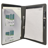 Binder Padfolio Organizer with Removable Clipboard, Organizer Portfolio File Folder with 2-Ring Binder