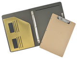 Binder Padfolio Organizer with Removable Clipboard, Organizer Portfolio File Folder with 3-Ring Binder