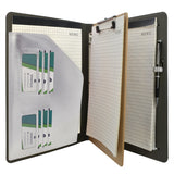 Binder Padfolio Organizer with Removable Clipboard, Organizer Portfolio File Folder with 3-Ring Binder