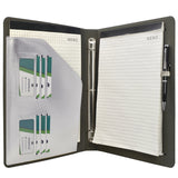 Binder Padfolio Organizer with Removable Clipboard, Organizer Portfolio File Folder with 3-Ring Binder