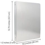Binder Padfolio Organizer with Removable Clipboard, Organizer Portfolio File Folder with 3-Ring Binder