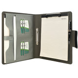 2-Ring Binder Padfolio with Expanded Document Bag, Padfolio Ring Binder Business Organizer Portfolio Case
