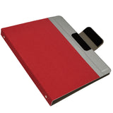 4-Ring Binder Padfolio with Expanded Document Bag, Padfolio Ring Binder Business Organizer Portfolio Case