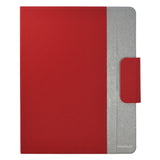 4-Ring Binder Padfolio with Expanded Document Bag, Padfolio Ring Binder Business Organizer Portfolio Case