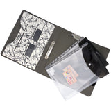Ring Binder Portfolio, 2-Ring Binder Padfolio with Expanded Document Bag, Padfolio Ring Binder Business Organizer Portfolio Case