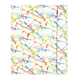 Ring Binder Portfolio, 3-Ring Binder Padfolio with Expanded Document Bag, Padfolio Ring Binder Business Organizer Portfolio Case