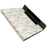 Ring Binder Portfolio, 3-Ring Binder Padfolio with Expanded Document Bag, Padfolio Ring Binder Business Organizer Portfolio Case