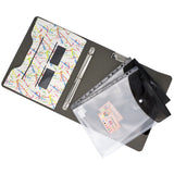 Ring Binder Portfolio, 3-Ring Binder Padfolio with Expanded Document Bag, Padfolio Ring Binder Business Organizer Portfolio Case