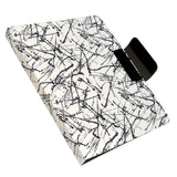 Padfolio Ring Binder with Color File Folders, 2-Ring Binder Portfolio  A4 Binder Padfolio Organizer Document Case