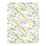 Padfolio Ring Binder with Color File Folders, 3-Ring Binder Portfolio  A4 Binder Padfolio Organizer Document Case