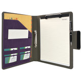 2-Ring Binder Padfolio with Whiteboard Clipboard and Expanded Document Bag, Padfolio Ring Binder Business Organizer Portfolio Case