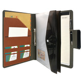 2-Ring Binder Padfolio with Whiteboard Clipboard and Expanded Document Bag, Padfolio Ring Binder Business Organizer Portfolio Case
