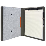 Padfolio Case with Clipboard Dry Erase Surface and Document Pocket, Business Portfolio File Folder Organizer Portfolio Case