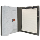 Organizer Portfolio Case, Business Padfolio File Folder with Clipboard and Document Pocket