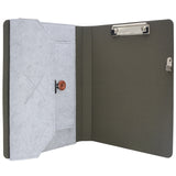Organizer Portfolio Case, Business Padfolio File Folder with Clipboard and Document Pocket