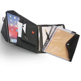 Ring Binder Portfolio Case with Dry Erase Surface and Document Pocket, Business Portfolio File Folder Organizer Portfolio Case