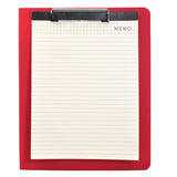 3 Ring Binder Portfolio Clipboard Case with Color File Folders, PU Leather Padfolio Ring Binder with Clipboard