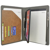 iPad Organizer Padfolio with 2-Ring Binder, Binder Portfolio with Removable Tablet Holder for iPad 10.5"/ iPad Pro 11"/ 12.9"