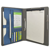2 Ring Binder Padfolio File Folder, Business Organizer Portfolio with 2-Ring Binder, Clipboard