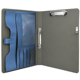 2 Ring Binder Padfolio File Folder, Business Organizer Portfolio with 2-Ring Binder, Clipboard