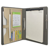 2 Ring Binder Padfolio File Folder, Business Organizer Portfolio with 2-Ring Binder, Clipboard