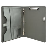 3 Ring Binder Padfolio File Folder, Business Organizer Portfolio with 3-Ring Binder, Clipboard