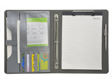 3 Ring Binder Padfolio File Folder, Business Organizer Portfolio with 3-Ring Binder, Clipboard