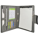 2 Ring Binder Padfolio File Folder, Business and Interview Portfolio with 2-Ring Binder, Clipboard