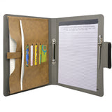 Padfolio Ring Binder File Folder, Business and Interview Portfolio with 2-Ring Binder
