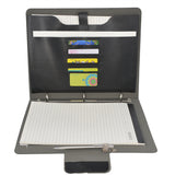 Padfolio Ring Binder File Folder, Business and Interview Portfolio with 3-Ring Binder