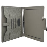 Padfolio Ring Binder File Folder, Business and Interview Portfolio with 3-Ring Binder