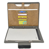 Padfolio Ring Binder File Folder, Business and Interview Portfolio with 3-Ring Binder