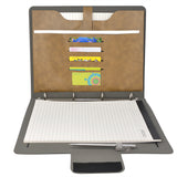 Padfolio Ring Binder File Folder, Business and Interview Portfolio with 4-Ring Binder